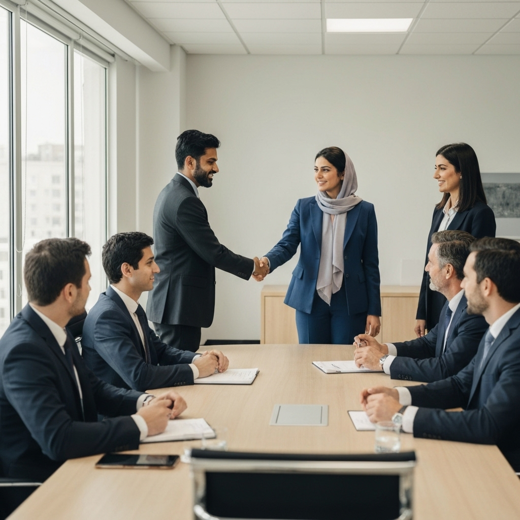 Business partnership and cross-cultural collaboration in Middle East